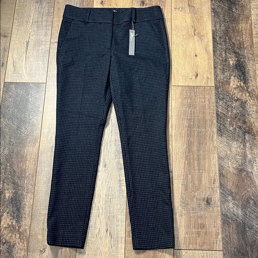 Ann Taylor LOFT Marisa Skinny Ankle Length Straight Blue Pants Size 6